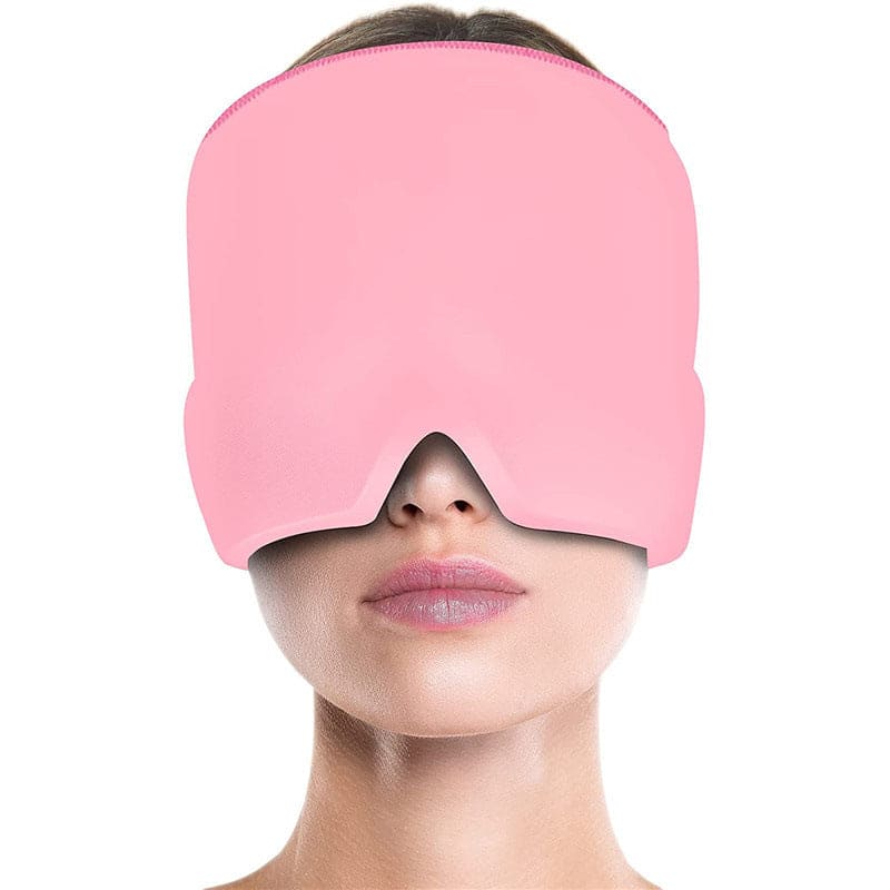 Migraine Relief Hat Ice Pack Headache Relief Gel Eye Mask - GimmeWarehouse