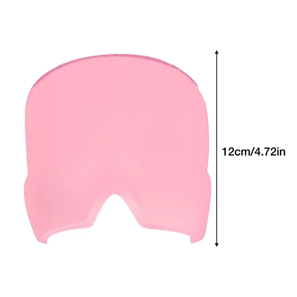 Migraine Relief Hat Ice Pack Headache Relief Gel Eye Mask Cold Therapy Migraine Face Mask Elastic Bag - GimmeWarehouse