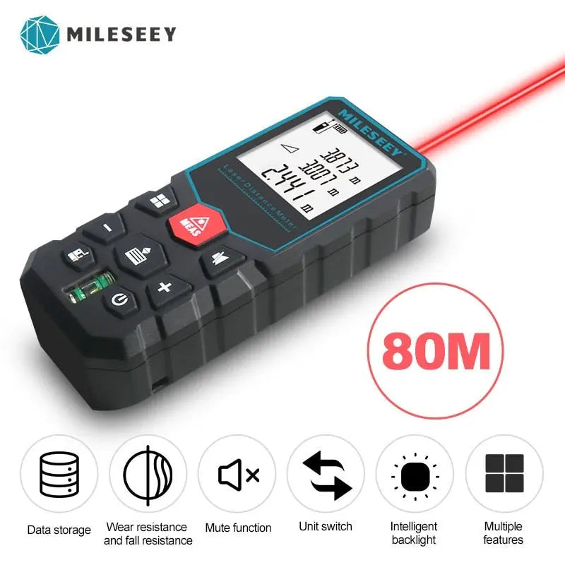 Mileseey Laser Distance Meter Rangefinder - GimmeWarehouse