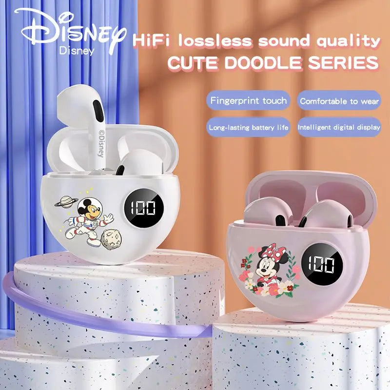 Minnie Mickey Digital Display Bluetooth Headset - GimmeWarehouse