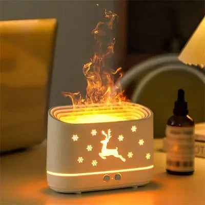 Moose Flame Humidifier High Fog Atmosphere Lamp - GimmeWarehouse