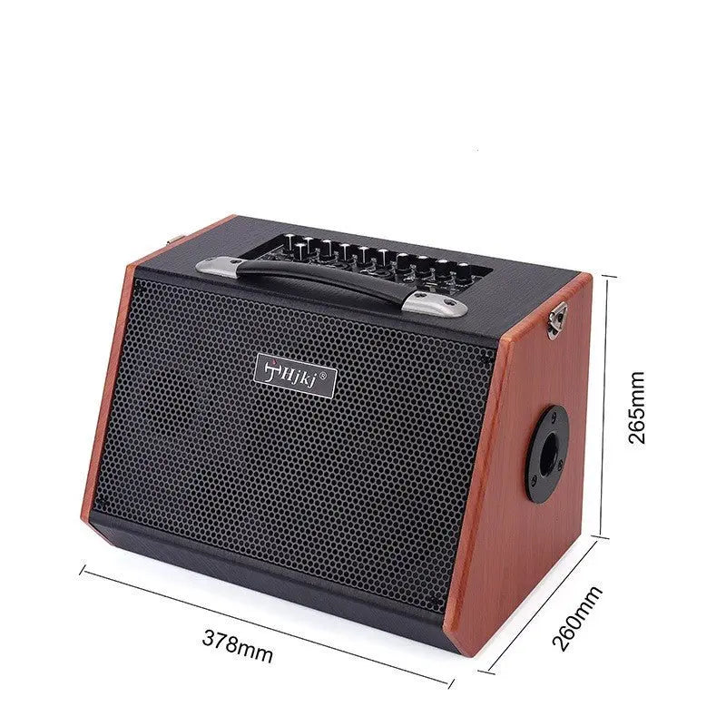 Multifunctional Guitar Audio Bluetooth Live Portable Wooden Loudspeaker - GimmeWarehouse