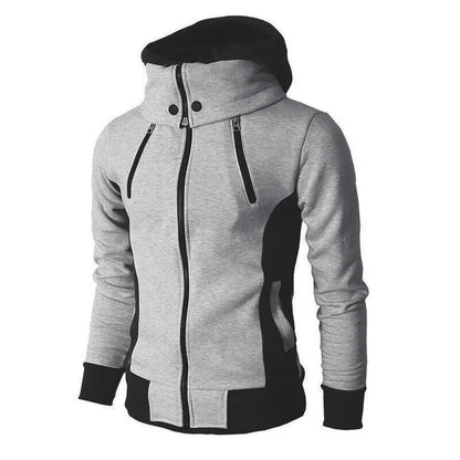 New Men's Hooded Zippered Sweater Casual Autumn Winter Jacket Sports Outdoor Men's Coat Gimme that