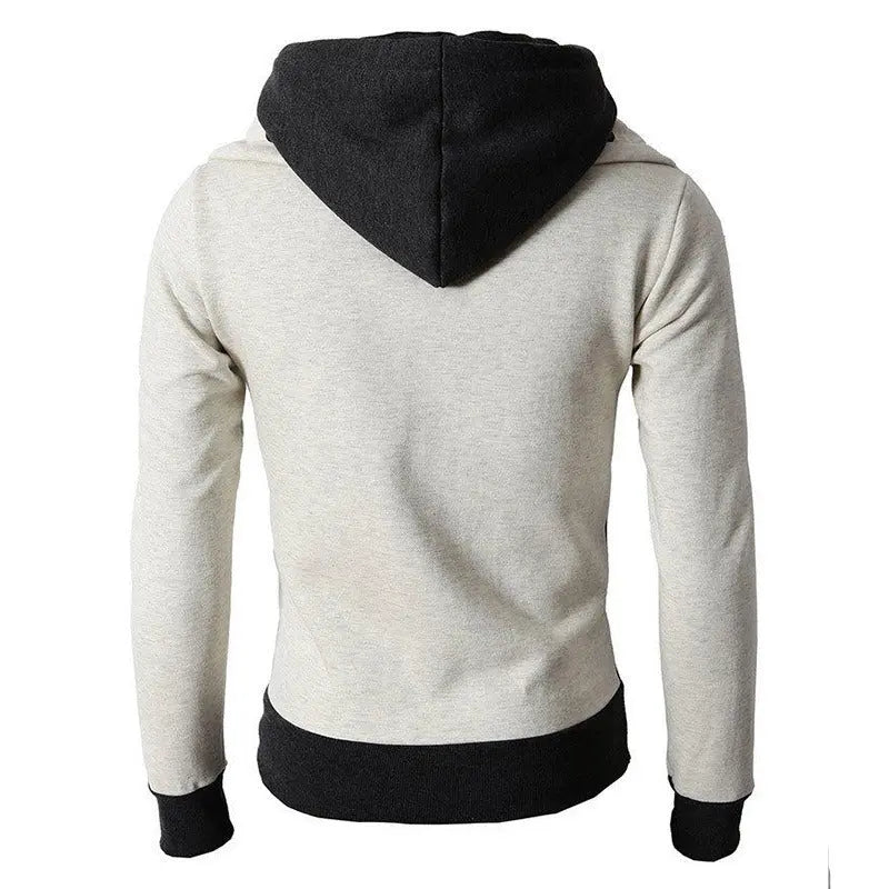 New Men's Hooded Zippered Sweater Casual Autumn Winter Jacket Sports Outdoor Men's Coat Gimme that