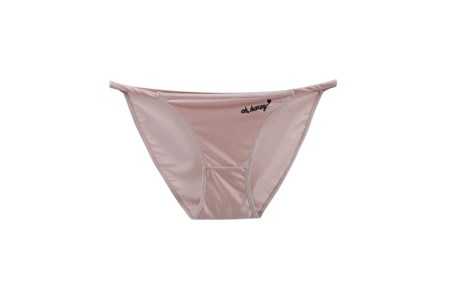 Noble and Elegant European and American Court Noble Silk Women's Underwear with Ice Silk Embroidery Letters Gimme that