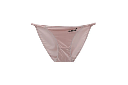 Noble and Elegant European and American Court Noble Silk Women's Underwear with Ice Silk Embroidery Letters Gimme that