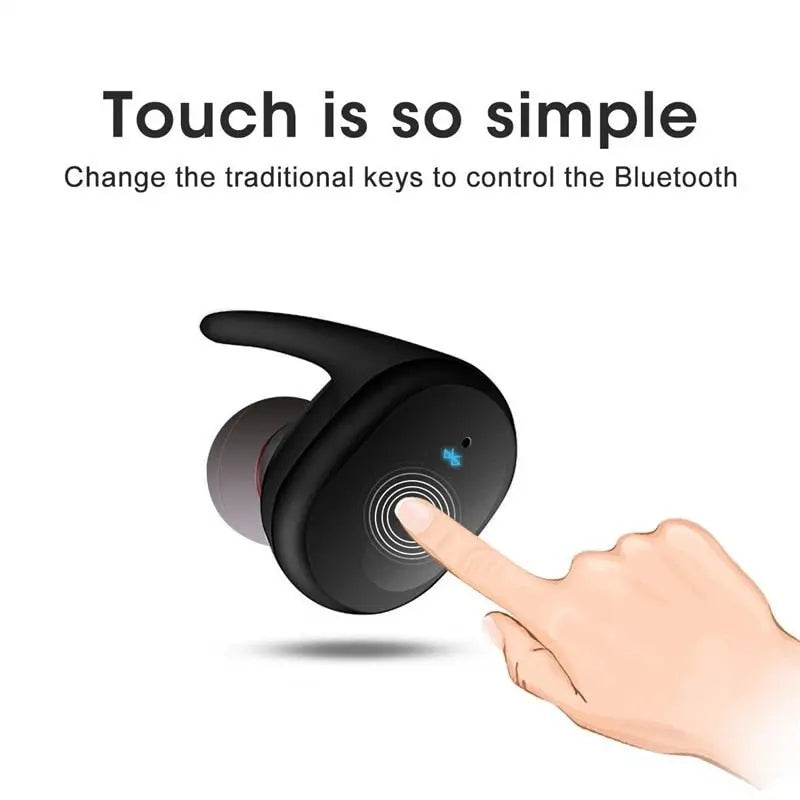 Y30 TWS Wireless headphones 5.0 Earphone Noise Cancelling Headset Stereo Sound Music In-ear Earbuds For Android IOS smart phone Gimme that