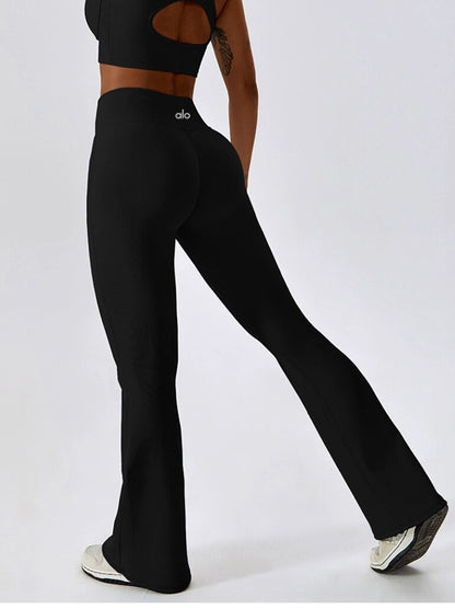 Alo High Waist Loose Pants Hip Lifting Cross Dance Yoga