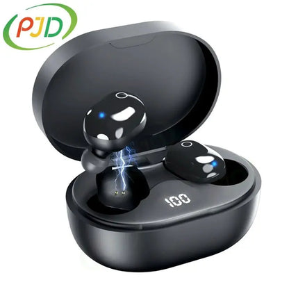 PJD A6S Plus TWS Wireless Bluetooth Headsets Earphones Stereo Headphones Sport Noise Cancelling Mini Earbuds for All Smart Phone Gimme that