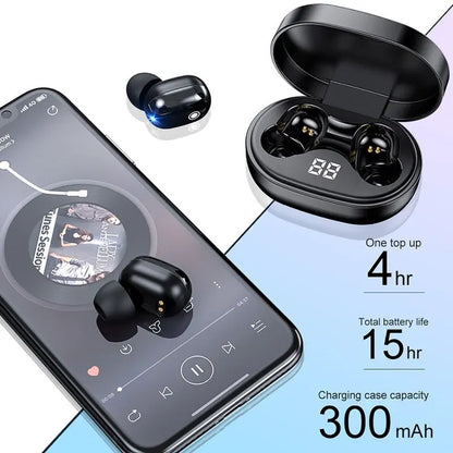 PJD A6S Plus TWS Wireless Bluetooth Headsets Earphones Stereo Headphones Sport Noise Cancelling Mini Earbuds for All Smart Phone Gimme that