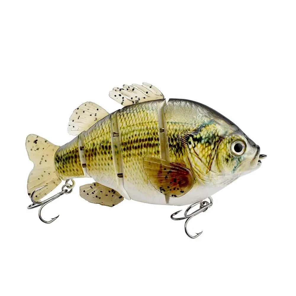 PVC Soft Tail Sub Bait 4-Section Tilapia Sub Multi Section Artificial Bait Freshwater Sub Bait - GimmeWarehouse