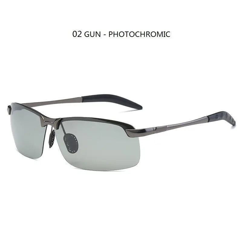 Photochromic Sunglasses Men Polarized Driving Chameleon Glasses Male Change Color Sun Glasses Day Night Vision Driver's Eyewear Gimme that