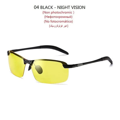 Photochromic Sunglasses Men Polarized Driving Chameleon Glasses Male Change Color Sun Glasses Day Night Vision Driver's Eyewear Gimme that