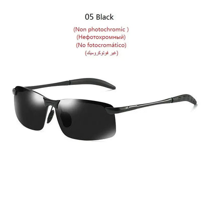 Photochromic Sunglasses Men Polarized Driving Chameleon Glasses Male Change Color Sun Glasses Day Night Vision Driver's Eyewear Gimme that