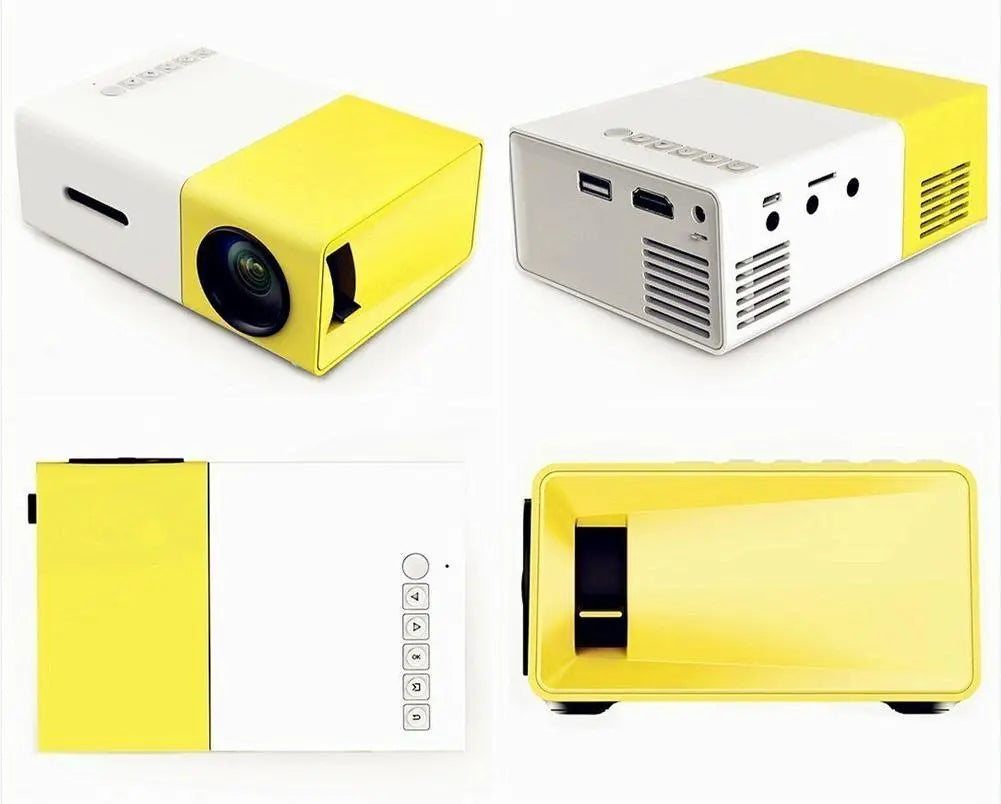 Portable 1080P Home Theater Projector - GimmeWarehouse