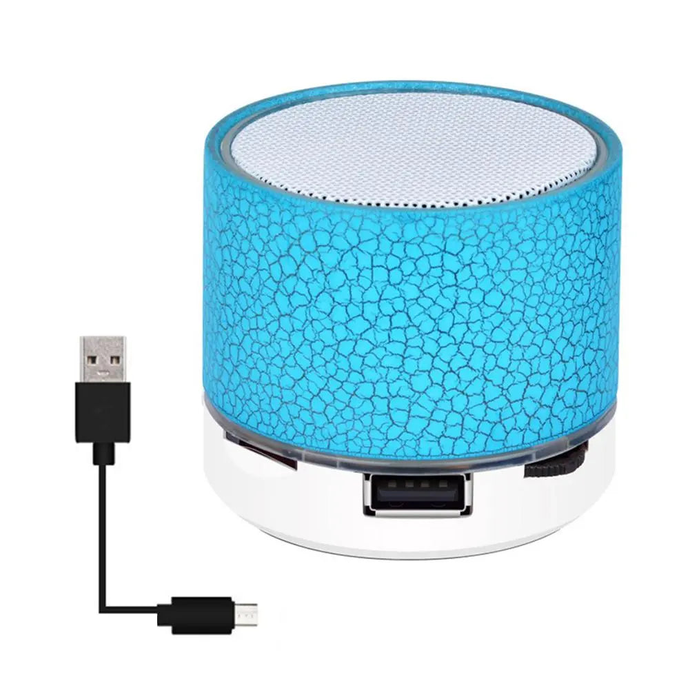 Portable Crack Bluetooth Speakers With LED Lights - GimmeWarehouse