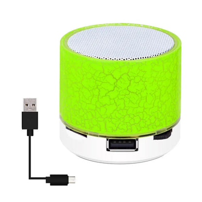 Portable Crack Bluetooth Speakers With LED Lights - GimmeWarehouse