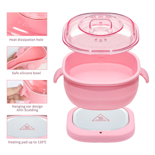 Professional Hair Removal Electric Wax Warmer Depilation Hot Waxing Kit with silicone waxing pot - GimmeWarehouse