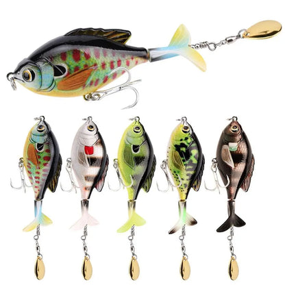 Propeller Rotary Tractor Floating Wave Climbing Fish bait - GimmeWarehouse