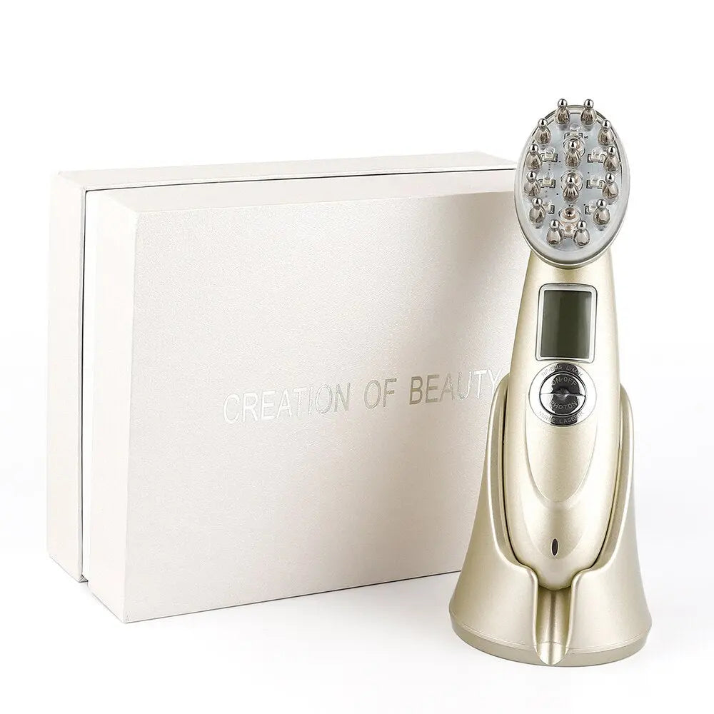 Electric Laser Hair Growth Comb Infrared EMS RF Vibration Massager Microcurrent Hair Care Hair Loss Treatment Hair Regrowth Gimme that