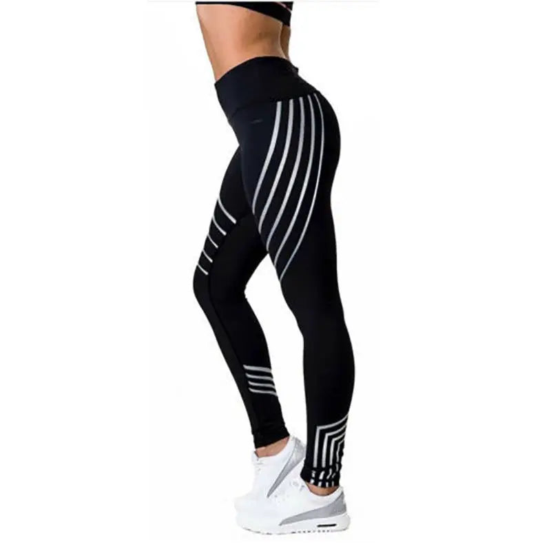 Reflective Sport Yoga Pants - GimmeWarehouse