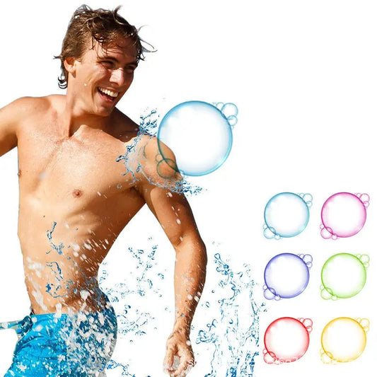 Water Injection Reusable Water Balloon Fight Water Fight Automatic Sealing Water Bomb Children's Toy Water Polo Gimme that