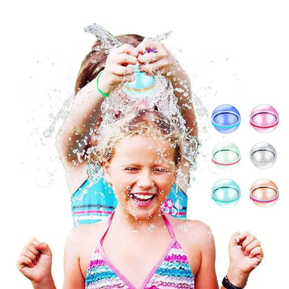 Water Injection Reusable Water Balloon Fight Water Fight Automatic Sealing Water Bomb Children's Toy Water Polo Gimme that