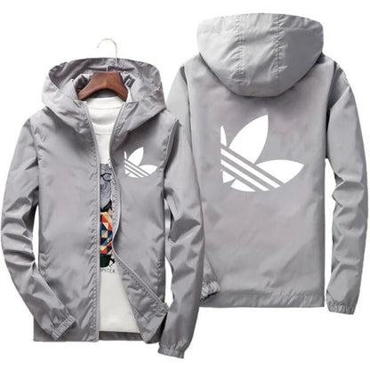 Lightweight Hooded Windbreaker for All Seasons