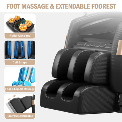 2024 Zero gravity multi-function full body massage chair, back massage, full body airbag relaxation