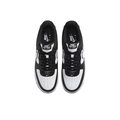 Nike Air Force 1 Low "Panda" black and white casual retro versatile men and women sports shoes, anti slip low top board shoes