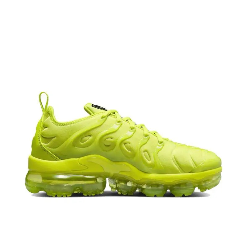 Nike Air VaporMax Plus Men's Women's Running Shoes Lace Anti Slip, Wear Resistant, Breathable Low Cut Running Shoes Pink Blue