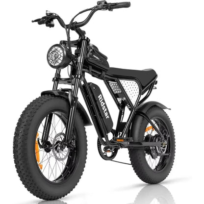 Electric Bike for Adults, 1000/2000W, 25/30/37MPH 48V-52V, 20AH,40AH Battery 20" Fat Tire Dirt Bike, Shamano 7-Speed E-Bike