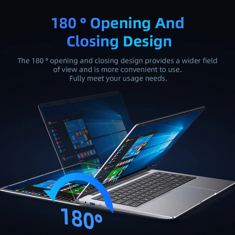 14.1'' Office Gaming Laptop Computer Windows 11 12GB DDR4 512GB SSD Intel Celeron J4025 Unlock Notebook PC Computer FHD Display