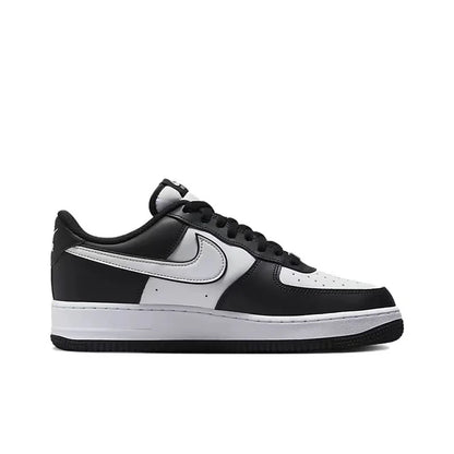 Nike Air Force 1 Low "Panda" black and white casual retro versatile men and women sports shoes, anti slip low top board shoes