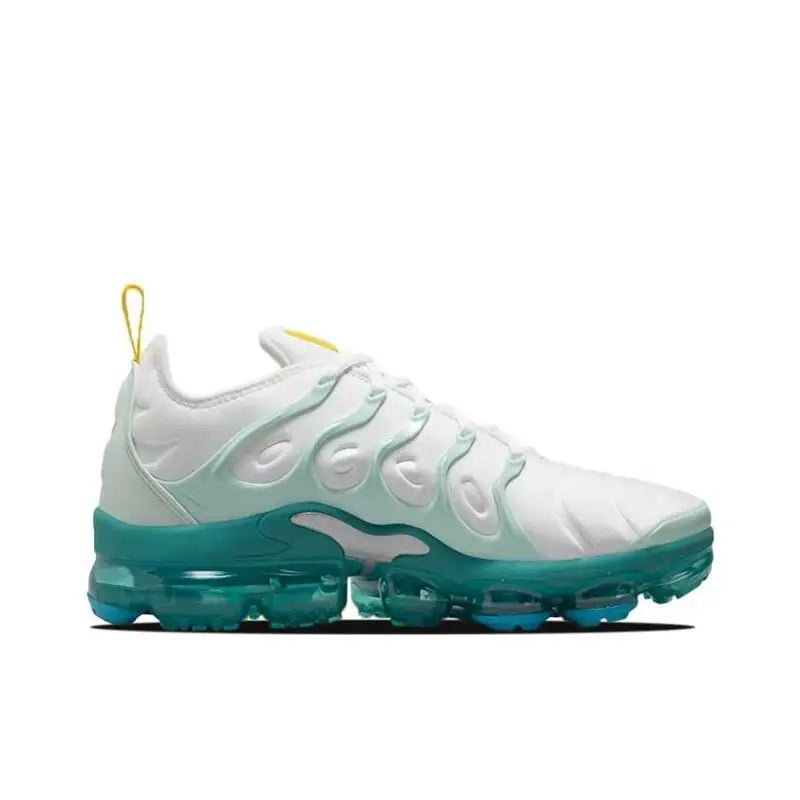 Nike Air VaporMax Plus Men's Women's Running Shoes Lace Anti Slip, Wear Resistant, Breathable Low Cut Running Shoes Pink Blue