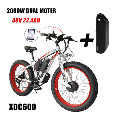 SMLRO Electric Mountain City 2000W Dual Motor E-bike 48V 22.4AH - GimmeWarehouse