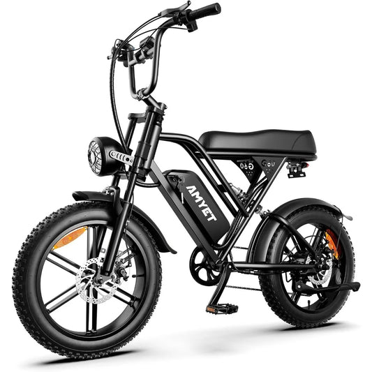 1500W Ebike, 48V 20Ah(960WH) Removable Battery, 72Miles & 32MPH,20" Fat Tire Dirt Bike,7 Speed Gears,Dual Shock Absorber