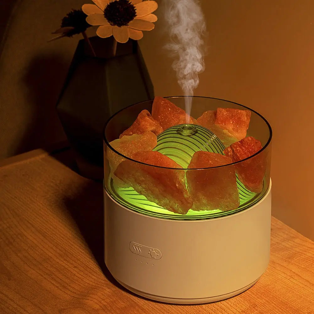 Salt Lamp Home Desk Humidifier Aromatherapy Machine Diffuser - GimmeWarehouse