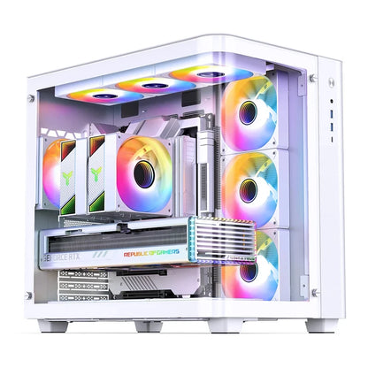 JONSBO TK-3 ITX/M-ATX/ATX Case for PC Gamer Cabinet Desktop Chassis Esports Game Case Support Dual 360 Water Cooler