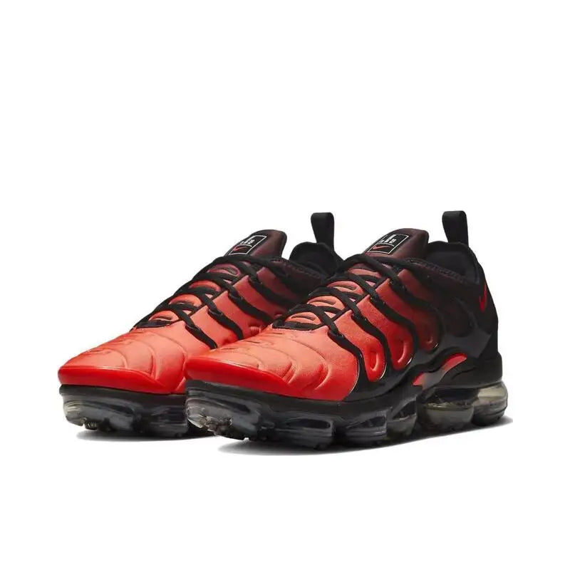 Nike Air VaporMax Plus Men's Women's Running Shoes Lace Anti Slip, Wear Resistant, Breathable Low Cut Running Shoes Pink Blue