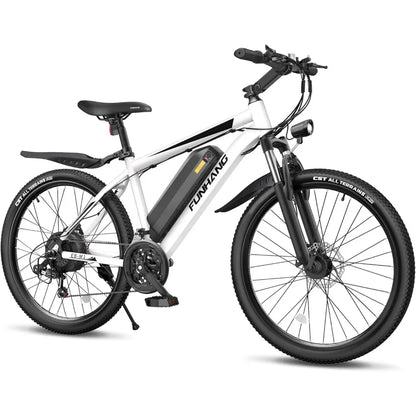 Adult Electric Bike, 750W Peak, 50MPH at 21.7Mph, 26" 48V 374.4WH Battery with Adjustable Stem, Fenders, 21 Speed