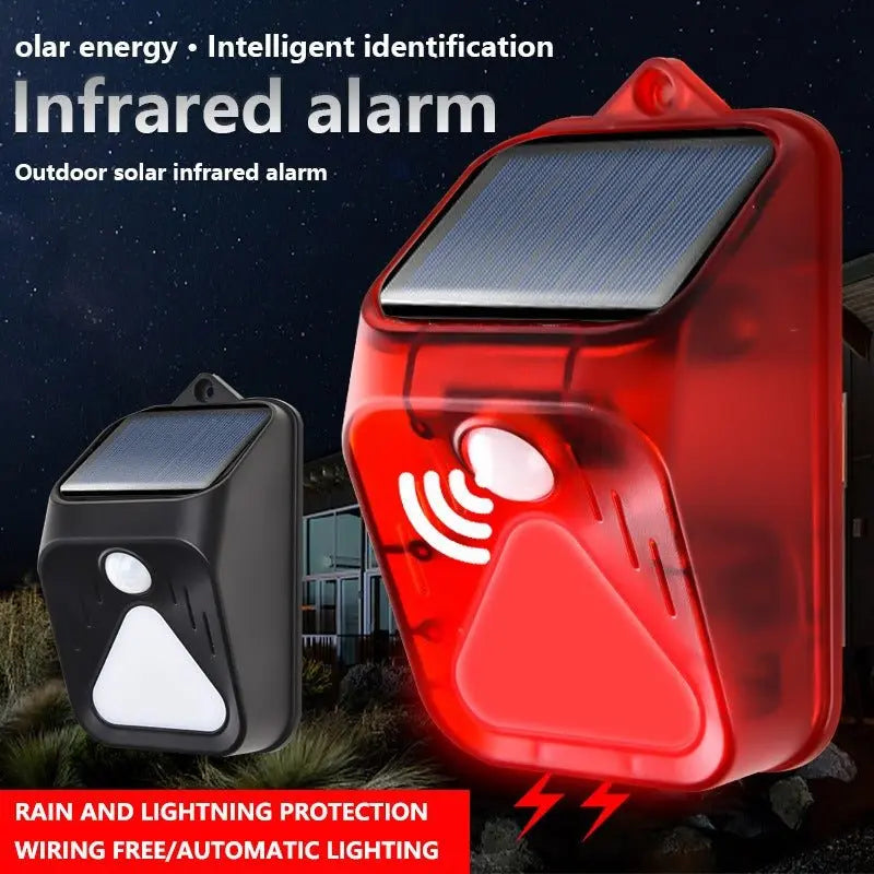 Solar Alarm Human Body Sensing Remote Alarm - GimmeWarehouse