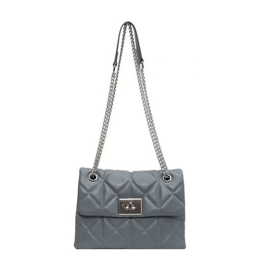 Solid Color Square Crossbody Bag - GimmeWarehouse