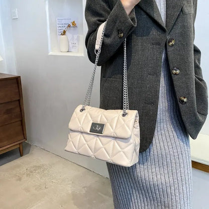 Solid Color Square Crossbody Bag - GimmeWarehouse