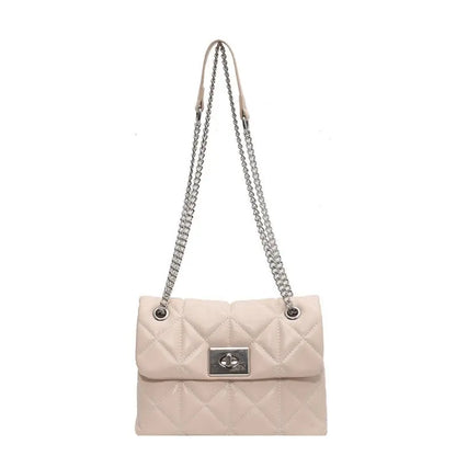 Solid Color Square Crossbody Bag - GimmeWarehouse