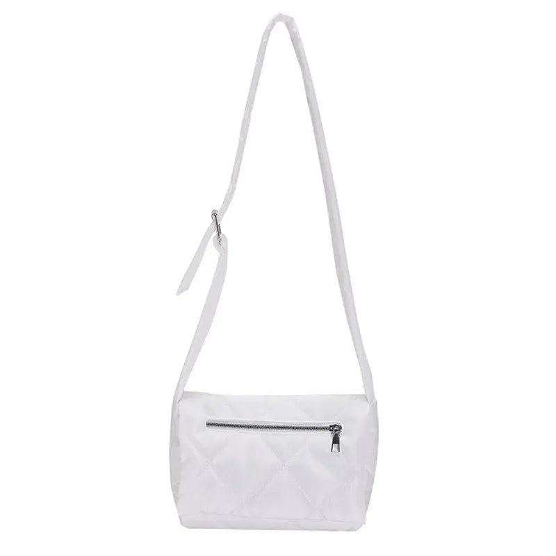 Solid Color Square Flip Cover Shoulder Bag - GimmeWarehouse