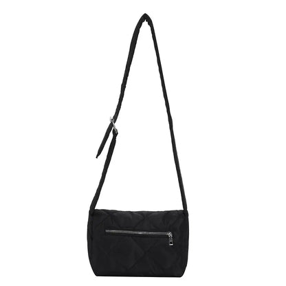 Solid Color Square Flip Cover Shoulder Bag - GimmeWarehouse