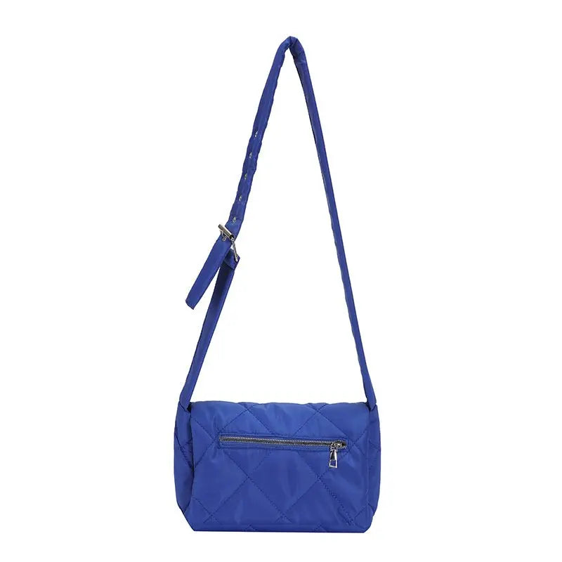 Solid Color Square Flip Cover Shoulder Bag - GimmeWarehouse