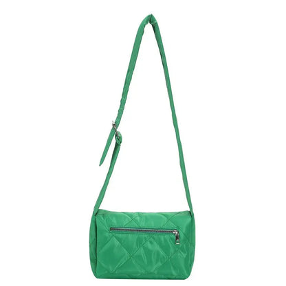 Solid Color Square Flip Cover Shoulder Bag - GimmeWarehouse