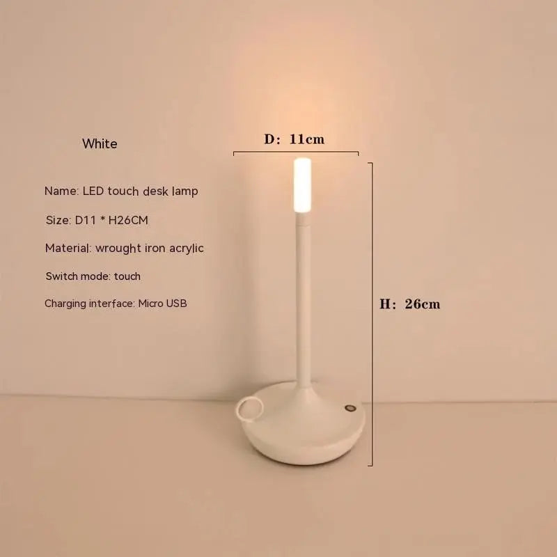 Table Lamp Base Metal Iron Lamp Rechargeable - GimmeWarehouse